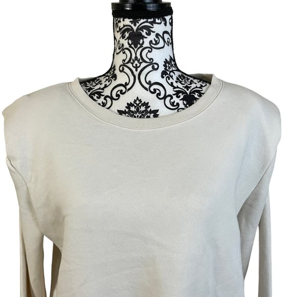 a.n.a | Women's Birch Crew Neck Long Sleeve Sweatshirt Medium - Picture 5 of 9